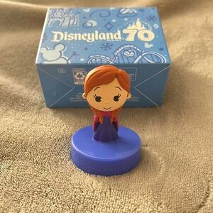Disneyland 70th Anniversary Happy Meal Toys.Anna Frozen figure.